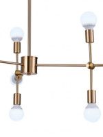 Люстра на штанге Natali Kovaltseva LOFT LUX 75130/6C GOLD