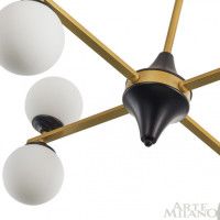 Люстра на штанге Arte Milano 271580/8 BK/GD