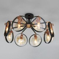 Потолочный светильник Eurosvet Gallo 70121/8 черный Smart a052342