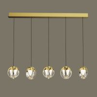 Подвесной светильник Delight Collection MD24001033-5B gold/clear