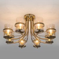 Потолочная люстра Eurosvet Coppa 60085/8 античная бронза