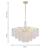 Люстра на штанге Favourite Fringe 4762-9P