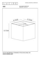 Настенный светильник Lucide Xio 09217/04/02