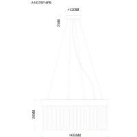 Подвесной светильник Arte Lamp Francheska A1037SP-8PB