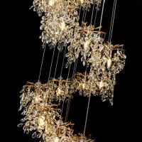 Каскадная люстра Modelux ML.6555.25 GD