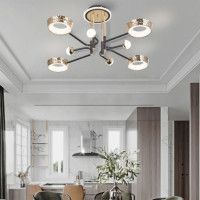 Потолочная люстра Arte Milano Ferrara 273210/8 BK/GD