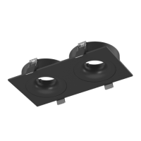 Корпус встраиваемого светильника SWG COMBO-2S2-BL 004159