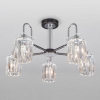 Люстра на штанге Eurosvet 70090/5 графит Smart a045141