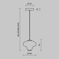 Подвесной светильник Maytoni Sirocco MOD359PL-L6BS3K1