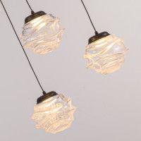 Подвесной светильник Delight Collection MD25030003-3A matt black/clear