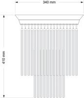 Потолочная люстра Kutek Fiore FIO-PLM-4(N)