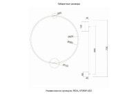 Настенный светильник Crystal Lux REAL AP26W LED BRASS