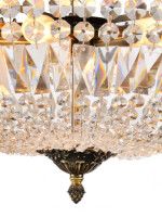 Люстра на штанге Natali Kovaltseva ROCOCO 81406/6C ANTIQUE