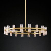 Люстра на штанге Delight Collection Arcachon KM1000P-36 brass