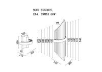 Настенный светильник Garda Decor 92EL-YG59025