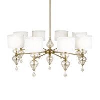 Люстра на штанге Freya Raise FR5369CL-08BS