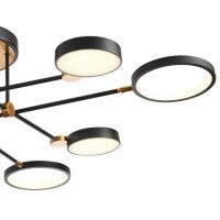 Потолочная люстра Natali Kovaltseva LED LAMPS 81102/6C BRASS BLACK