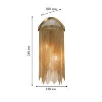 Настенный светильник Favourite Vandfald 4491-2W