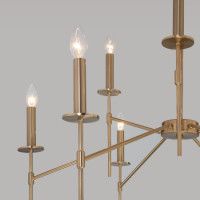 Люстра на штанге Eurosvet Anders 60142/9 латунь Smart a061931