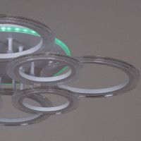 Потолочная люстра Reluce 09812-3.3-4+4A WH (RGB)