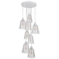 Каскадная люстра 33 Идеи PND180.08.01.001.WH-M38TR