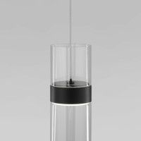 Подвесной светильник Eurosvet Lumen 50244/1 LED черный/прозрачный a061288