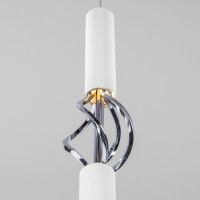 Подвесной светодиодный светильник Eurosvet Lance 50191/1 LED белый/хром