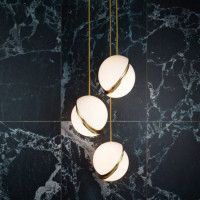 Подвесной светильник Delight Collection Crescent 9182P/3S brass