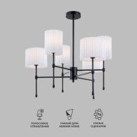 Люстра на штанге Eurosvet Notturno 60162/6 черный Smart a065662