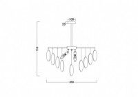 Люстра на штанге Freya Porto FR5104PL-06BS