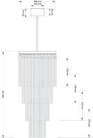 Люстра на штанге Kutek Filago FIL-ZW-10(P)350/270