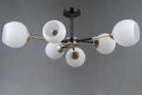 Люстра на штанге Illumico IL0715-6CSQ-24 BK GD LIBRA