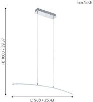 Подвесной светодиодный светильник Eglo Lasana 32048