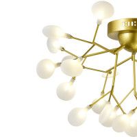 Потолочная люстра Natali Kovaltseva GRACE 75126/6C GOLD SATIN