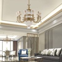 Люстра на штанге Kutek SIENNA-CRYSTAL SWAROVSKI SIE-ZW-10(P)