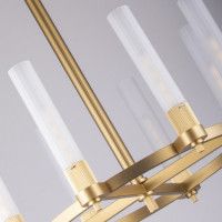 Люстра на штанге DeLight Collection MD2314-8A antique brass