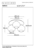 Потолочный светильник Lucide Marius 74114/03/02