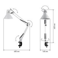 Настольная лампа ЭРА N-121-E27-40W-W C0041455