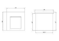 Встраиваемый светильник Maytoni Arca O038-L3B