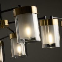 Люстра на штанге Freya Lora FR5432PL-08BBS