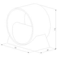 Настенный светодиодный светильник Elektrostandard Coneto Led белый MRL Led 1045 4690389121661