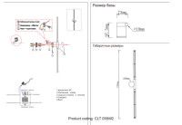 Настенный светильник Crystal Lux CLT 058W2 GO