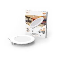 Встраиваемый светодиодный светильник Gauss 939111109