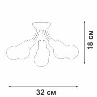 Потолочная люстра Vitaluce V3927-0/6PL
