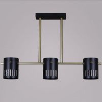 Потолочная люстра Reluce 06675-0.3-03 GD+BK GX53