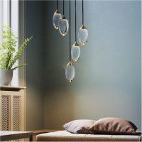 Каскадная люстра DeLight Collection Celestial MT8848-5H brass