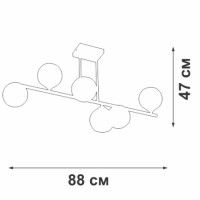 Потолочная люстра Vitaluce V2046-1/6PL