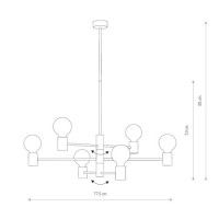 Люстра на штанге Nowodvorski Radius 7932
