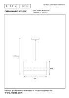 Подвесной светильник Lucide Extravaganza Tusse 10409/01/33