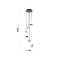 Каскадная люстра Favourite Luna 4371-6P